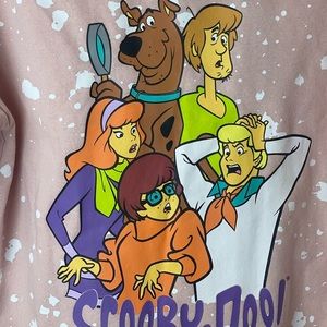 Warner Bros Scooby Doo Women's Sweatshirt And Mask Set Pink Size S/CH(3-5)